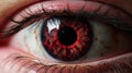 Intense Gothic Eye: A Captivating Artwork Inspired By Mike Campau And Patricia Piccinini