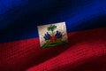 Photo of flag of Haiti Royalty Free Stock Photo