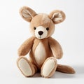 Colorized Stuffed Animal Kangaroo: Keith Carter Style Toycore With Mingei Influence