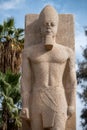 Close up Photograph of Statue of Ramses II Royalty Free Stock Photo