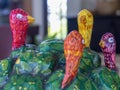 Close-up photography of papier-mÃÂ¢chÃÂ© birds on a tree