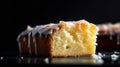 Lemon Drizzle Cake a Citrus Sensation Royalty Free Stock Photo