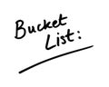 Bucket List