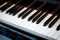 Close-up of a piano Royalty Free Stock Photo