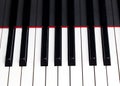 Close up of piano keys Royalty Free Stock Photo