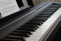Close-up of piano keys Royalty Free Stock Photo