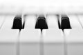 Close-up of piano keys Royalty Free Stock Photo