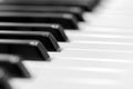 Close-up of piano keys Royalty Free Stock Photo