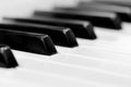 Close-up of piano keys Royalty Free Stock Photo