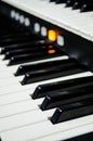 Close up of piano keys Royalty Free Stock Photo