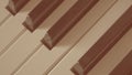 Close-up of piano keys musical instrument old retro style