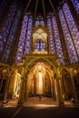 Altar in Sainte-Chapelle, Paris, France Royalty Free Stock Photo