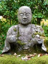 Close up picture of the beautiful Buddha Statue in the Eikando Temple in Kyoto Royalty Free Stock Photo