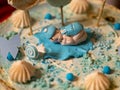 New born baby cake for boys