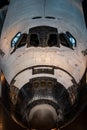 Close up Picture of the cockpit of a Space Shuttle Royalty Free Stock Photo