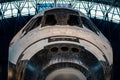 Close up Picture of the cockpit of a Space Shuttle Royalty Free Stock Photo