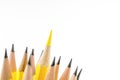 Close up picture of pencils Royalty Free Stock Photo