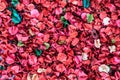 A close up picture of potpourri texture for background. Royalty Free Stock Photo