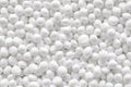 Close up picture of styrofoam balls. Royalty Free Stock Photo