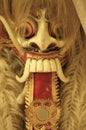 Beautiful Balinese Rangda mask close up