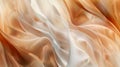 a close up of a piece of brown and white fabric Royalty Free Stock Photo