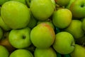 Close-up of pile of apples