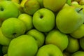 Close-up of pile of apples