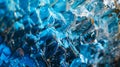 A close up of a pile of blue ice cubes Royalty Free Stock Photo