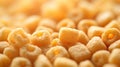 Close up of a pile of cereal grains, AI