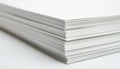 Close-Up Of A Pile Of Documents On A White Surface Royalty Free Stock Photo