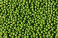 Close up pile of fresh picked and cleaned organic garden farm peas Royalty Free Stock Photo