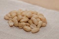 Close up of pile of peanuts Royalty Free Stock Photo