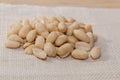 Close up of pile of peanuts Royalty Free Stock Photo