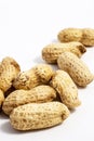 Close up of a pile of peanuts Royalty Free Stock Photo