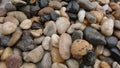 A close-up of a pile of pebbles Royalty Free Stock Photo