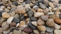 A close-up of a pile of pebbles Royalty Free Stock Photo