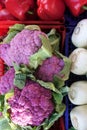 Purple broccoli fruit vitamine freshness agriculture