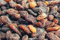 Close-up of Pile of raisins
