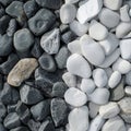 Close Up of a Pile of Rocks. Generative AI