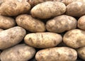 Background close up of Russet Potatoes