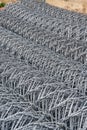 Close-up of a pile of steel bars, a brand new building material