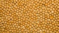 Close up pile of yellow gram flour beans texture, background pattern. Natural grains and cereals. Agricultural product concept. Royalty Free Stock Photo