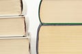 Close up on piled books with copy space for your text Royalty Free Stock Photo