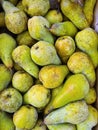 close up of piled pears Royalty Free Stock Photo
