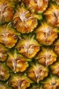 Close-up of pineapple peel texture Royalty Free Stock Photo