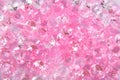 Close up of the pink diamonds Royalty Free Stock Photo