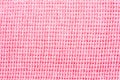 Close-up pink fabric textile texture Royalty Free Stock Photo