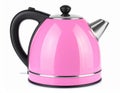Electric pink kettle kitchen appliance Royalty Free Stock Photo