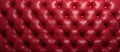 Close up of a pink leather couch with button details Royalty Free Stock Photo