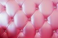 Close up of pink leather texture background with Diamond decoration